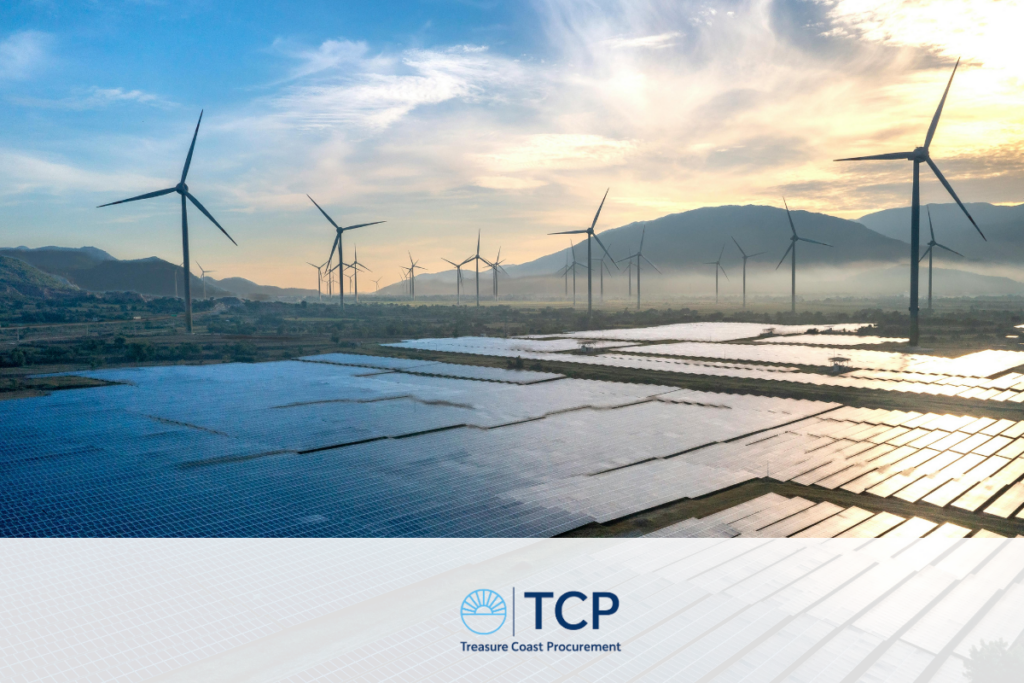 Procurement services for the renewable industry